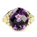 Amethyst, 10KY Gold Ring, R057