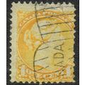 Canada 1870 1c Bright Yellow SG75 GU