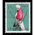 AUSTRALIA 1966 BIRDS 15c GALAH SG393 FINE USED
