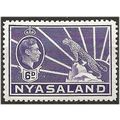 Nyasaland 1938 SG136 6d Violet Mounted Mint . .. .