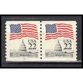 2115 22c U.S. Flag Very Fine MNH CNP Left 13 PA...