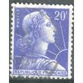 France 1957 - 20f blue - "France" - used 6