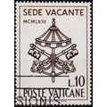 Vatican City. 1963 10L S.G.406 Used