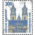GERMANY, Magdeburg Cathedral, brown & blue 1993, 200pf