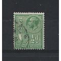 Malta.SG194 1/4d Yellow-Green.Fine Used.Apr25d