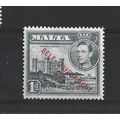 Malta.SG236a 1d Verdala Palace (Grey).Mounted M...