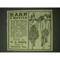 1900 W.G. Baker Baker's Tea Ad - Earn a Bicycle