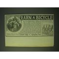 1900 W.G. Baker Baker's Teas Ad - Earn Bicycle