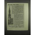 1920 Thos. Cook & Son Ad - Europe This Year