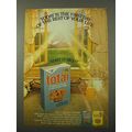1972 General Mills Total Cereal Ad - Rest of Your Life