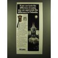 1978 Finlandia Vodka Ad - Taste the Difference