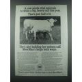 1985 MoorMan's Mineral Ad - Wean a Big, Heavy Calf