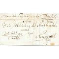 Czech Stampless 1857, WESSELY IN BÖHMEN to Neus...
