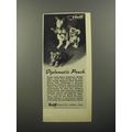 1956 Steiff Animal Toys Ad - Diplomatic Pouch