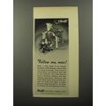 1956 Steiff Animal Toys Ad - Follow me, men