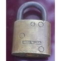 Vintage Reese Brass Padlock Lock