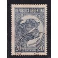 Argentina Prize Bull 20c fine Used VGC
