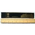 Vintage: black leather bookmark - Sandringham v.1