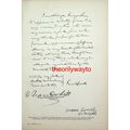 C Vanderbilt & Horace Greeley, Facsimile Letter...