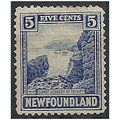 Newfoundland 1923 SG153 5c Ultramarine Mounted ...