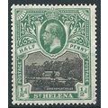 St Helena 1912 SG72 1/2d Black & Green Mounted ...