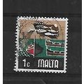 Malta.SG490 1c Fishing Industry.Fine Used.Apr21g