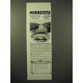 1929 Minnesota Tourism Ad - The Northland is Calling
