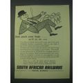 1959 South African Railways Ad - Just pack your bags we'll do the rest