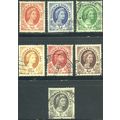 Rhodesia & Nyasaland 1954 - definitives x 7 - used