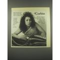 1991 Mike Corbin Snakeskin Gun Fighter Motorcycle Seat Ad - Mike Corbin