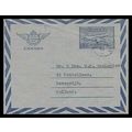 Canada #A13 Aerogram, NB to Holland 1953