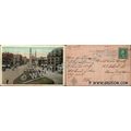 CT New London Postcard Soldier's Monument & Sta...