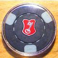 Becks Beer Poker Chip Golf Ball Marker - Black