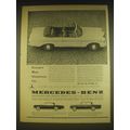 1963 Mercedes-Benz 300SE Convertible Ad - Europe's most glamorous car
