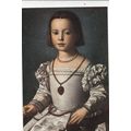 A Bronzino Maria de Medici Postcard unused VGC