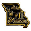 Missouri the Show Me State Map Fridge Magnet
