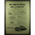 1949 Buick Car Ad - What a whale of a differenc...