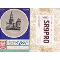 Poland 2x Amateur Radio Station QSL Old 1970s P...