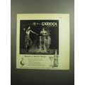 1960 Ron Carioca Rum Advertisement - Makes a drink Sing