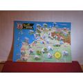 MAP OF NORTH DEVON & PART OF SOMERSET . unused ...