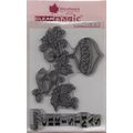 Woodware. Holly Perch Stamp Set. Stamping Cardm...