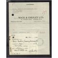 MACK & CHESLEY LTD,LAKESIDE RD,LONDON,W14, 31AU...