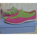 Womens Green Pink Trainers Shoes Size 6 New in ...