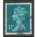 GB 1988 QE2 32p Greenish Blue Machin SG X983. (...