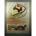 1982 Diamond Walnuts Ad - Ice Cream Sunday Pie