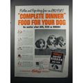 1950 Kellogg's Gro-Pup Ribbon Dog Food Ad