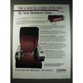 1987 SAA South African Airways Ad - For a seat in a class of its own