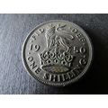 1950 GEORGE V ENGLISH SHIELD ONE SHILLING FREE ...