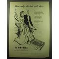 1949 Du Maurier Cigarettes Ad - When only the b...