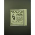 1950 Rogers Peet G-Clef Cuff Links Ad - Every Man with any music in his soul